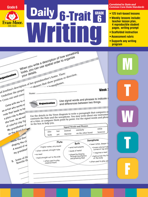Title details for Daily 6-Trait Writing, Grade 6 by Evan-Moor Educational Publishers - Available